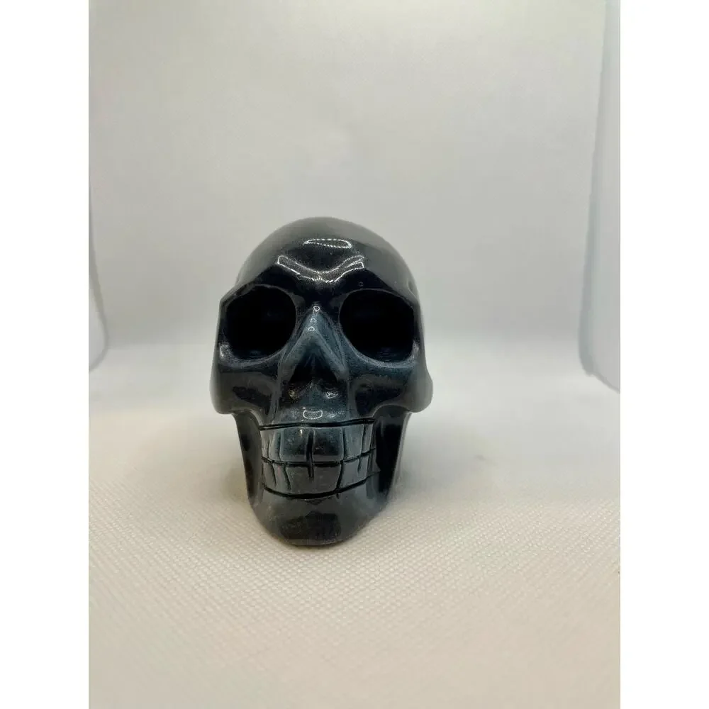 Trolleite Skull Crystal Carving